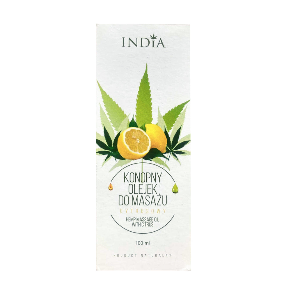Huile de Chanvre de Massage aux Agrumes