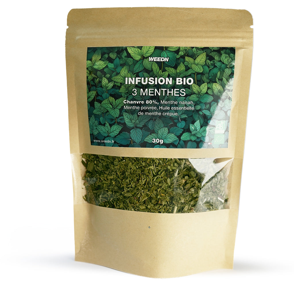 Infusion Weedn au Chanvre - 3 Menthes Bio